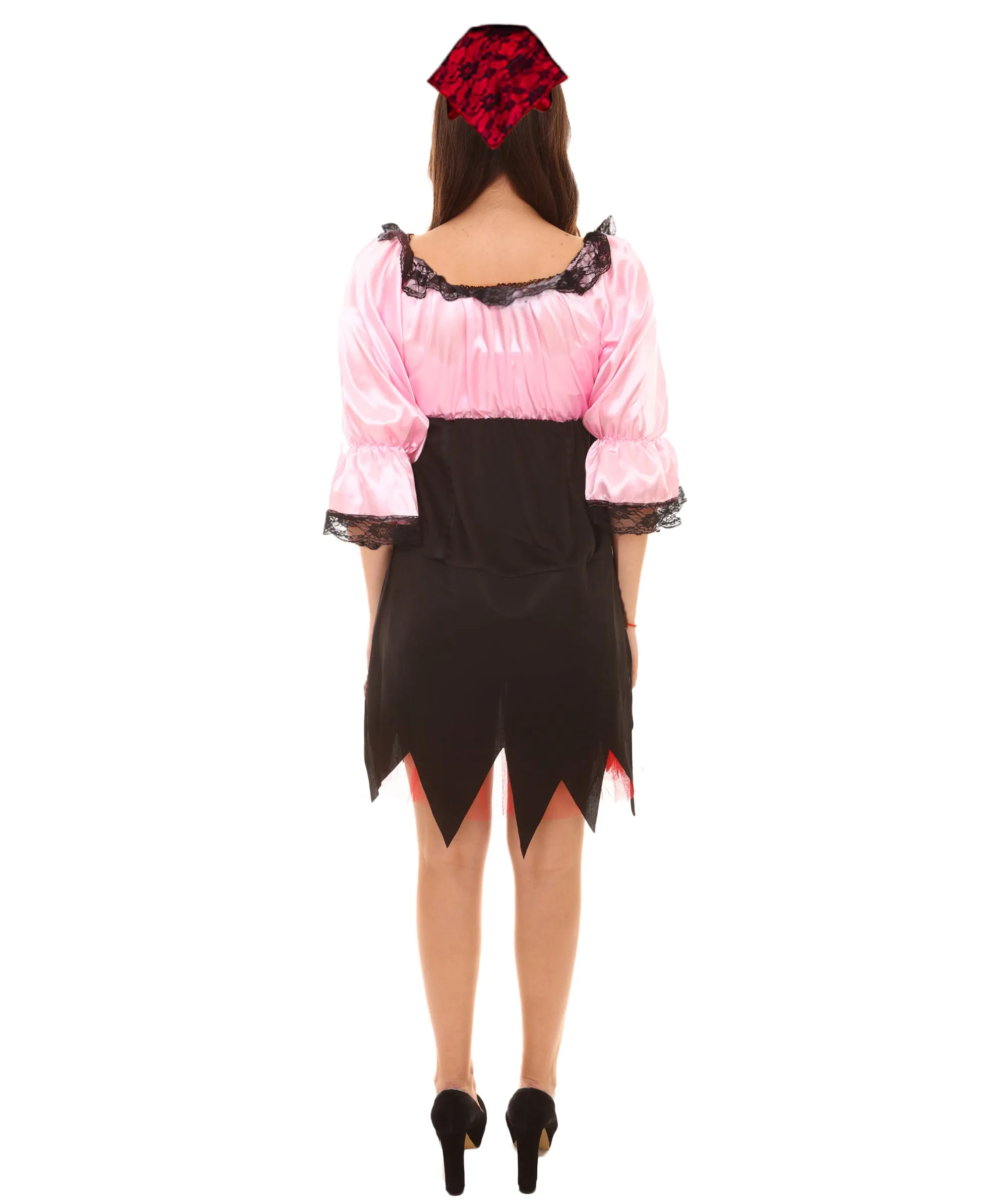 Adult Women's Sexy Pirate Costume | Lt Pink Cosplay Costume