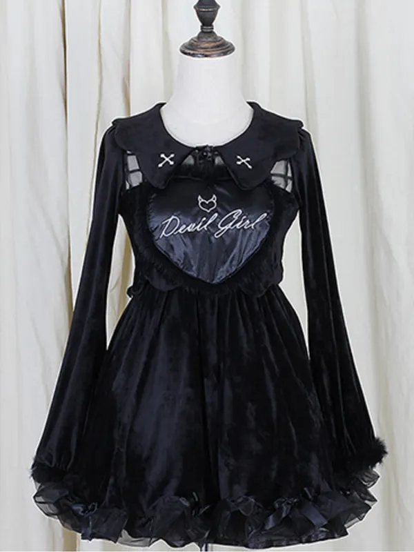 angel vs devil lolita dress