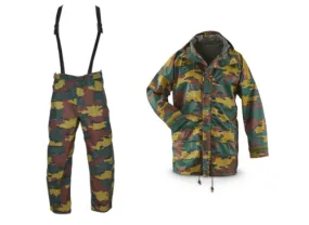 Authentic Belgian Military GoreTex Parka and Pants