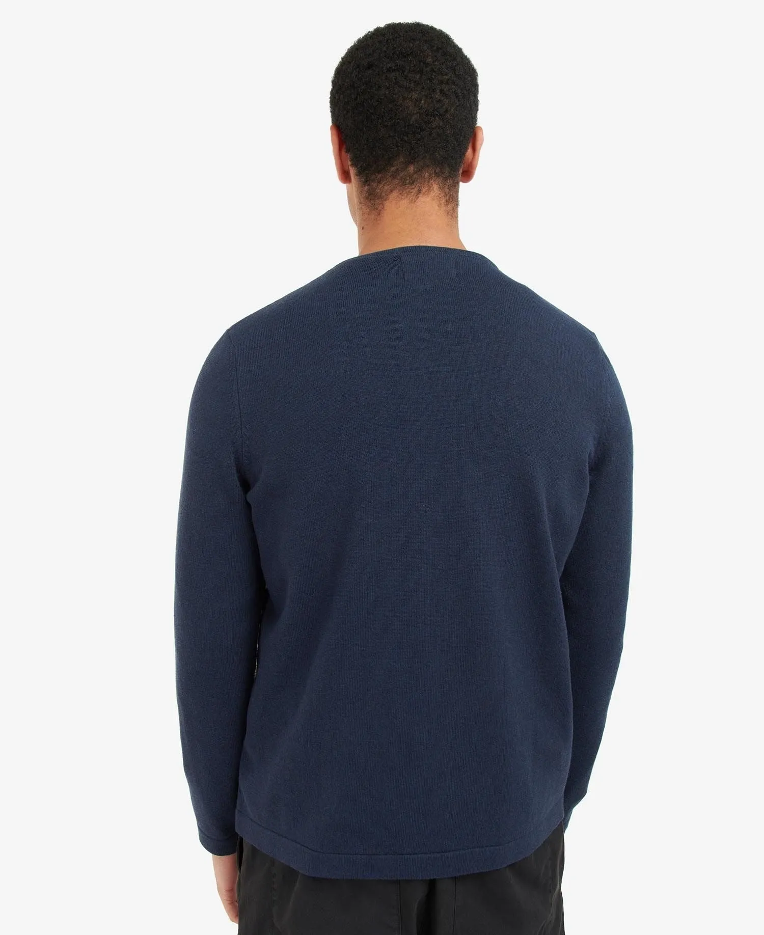 BARBOUR Craghead Quilted Cardigan NAVY