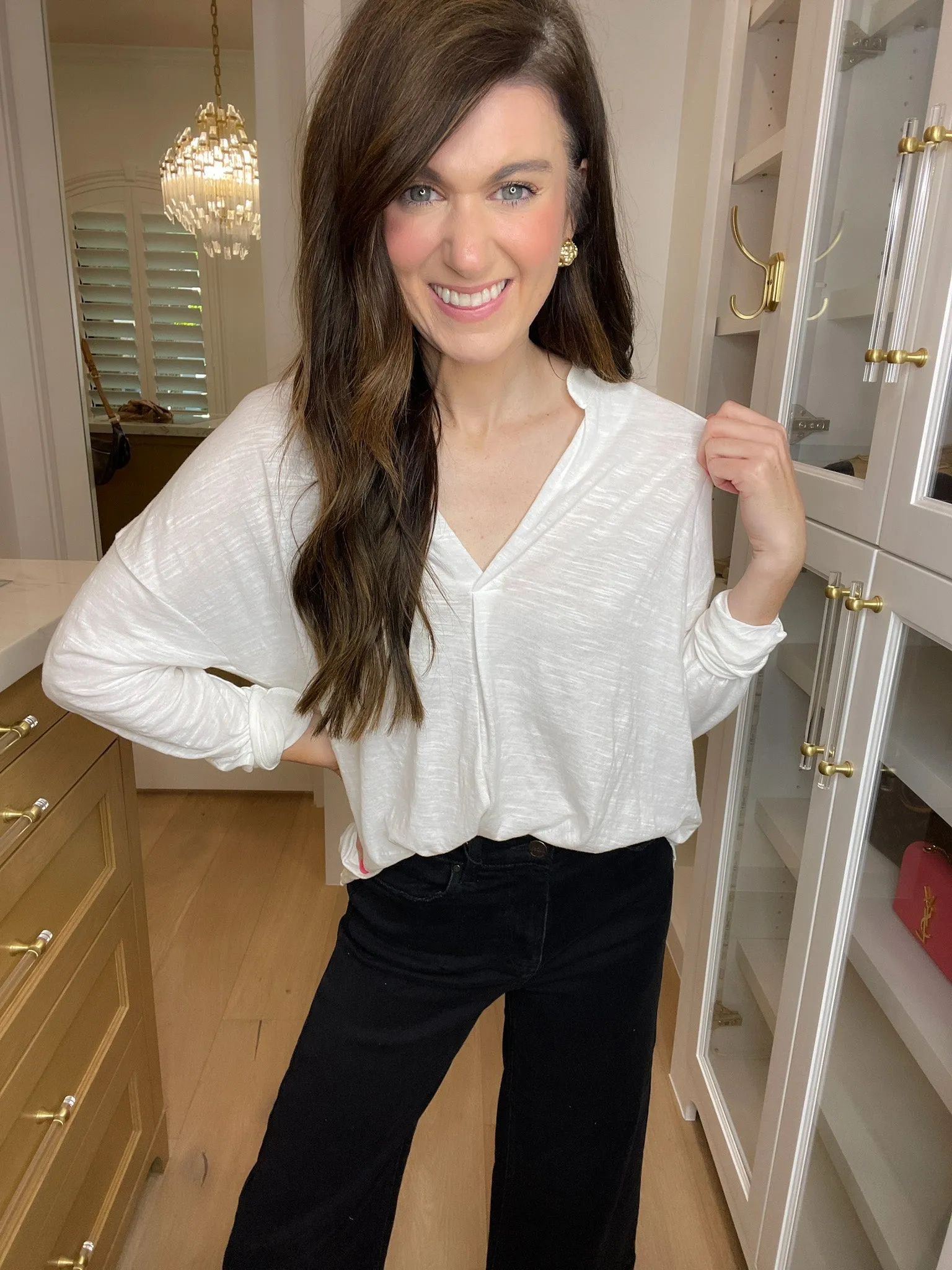 *BELLES & DOORBUSTER* Turn to You Tunic in White