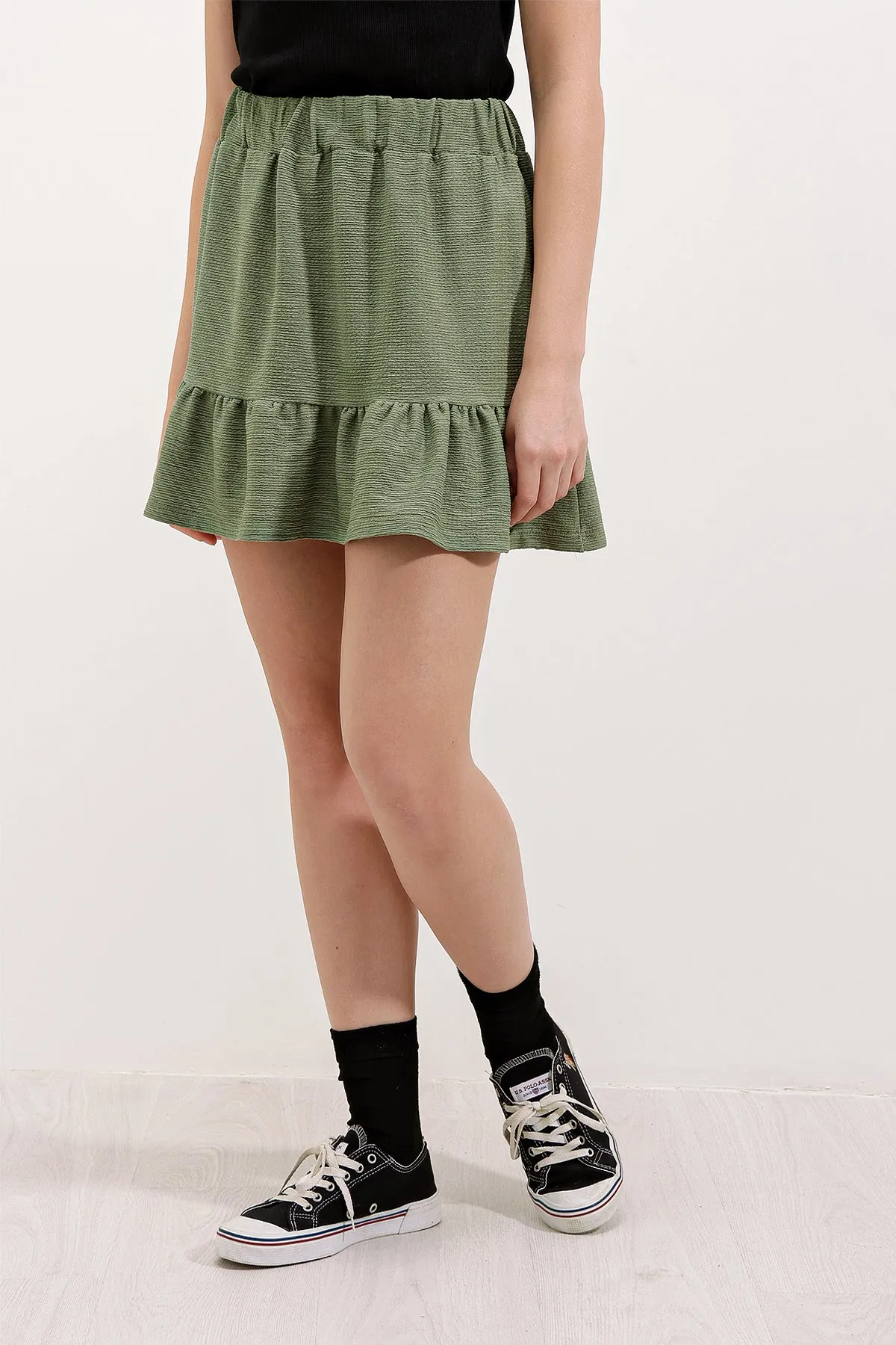 BGD Women Knitted Mini Skirt - Çağla - Avondale