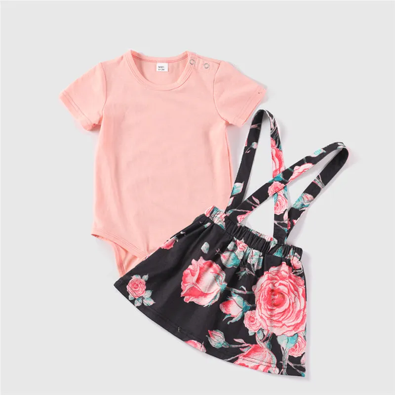 Black Family Matching Dress Floral Maxi Dress for Mommy and Me Matching Outfits