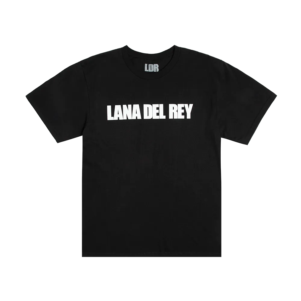 Black T-Shirt With Lana Del Rey Logo