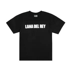 Black T-Shirt With Lana Del Rey Logo