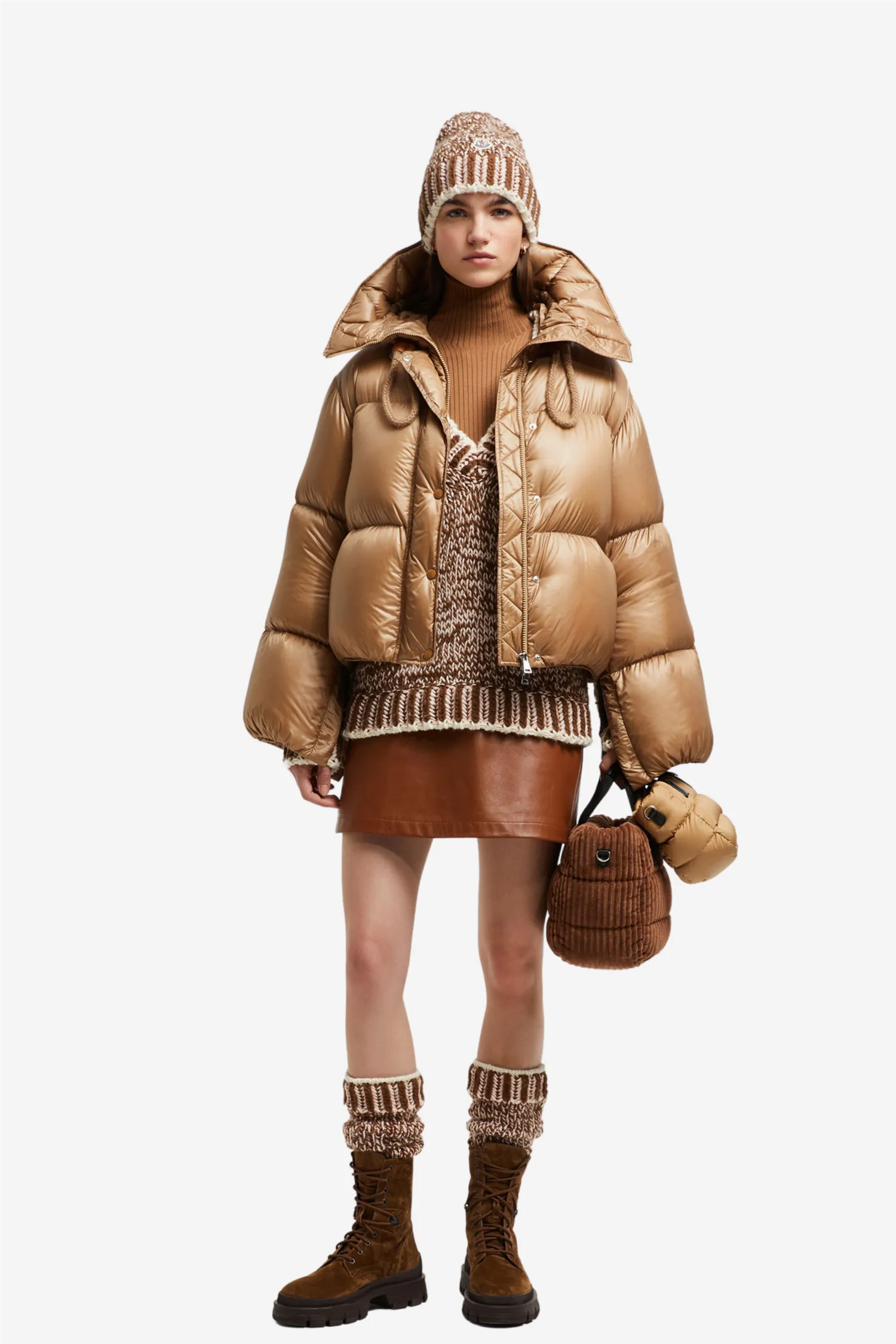 Borey Down Jacket Camel Beige