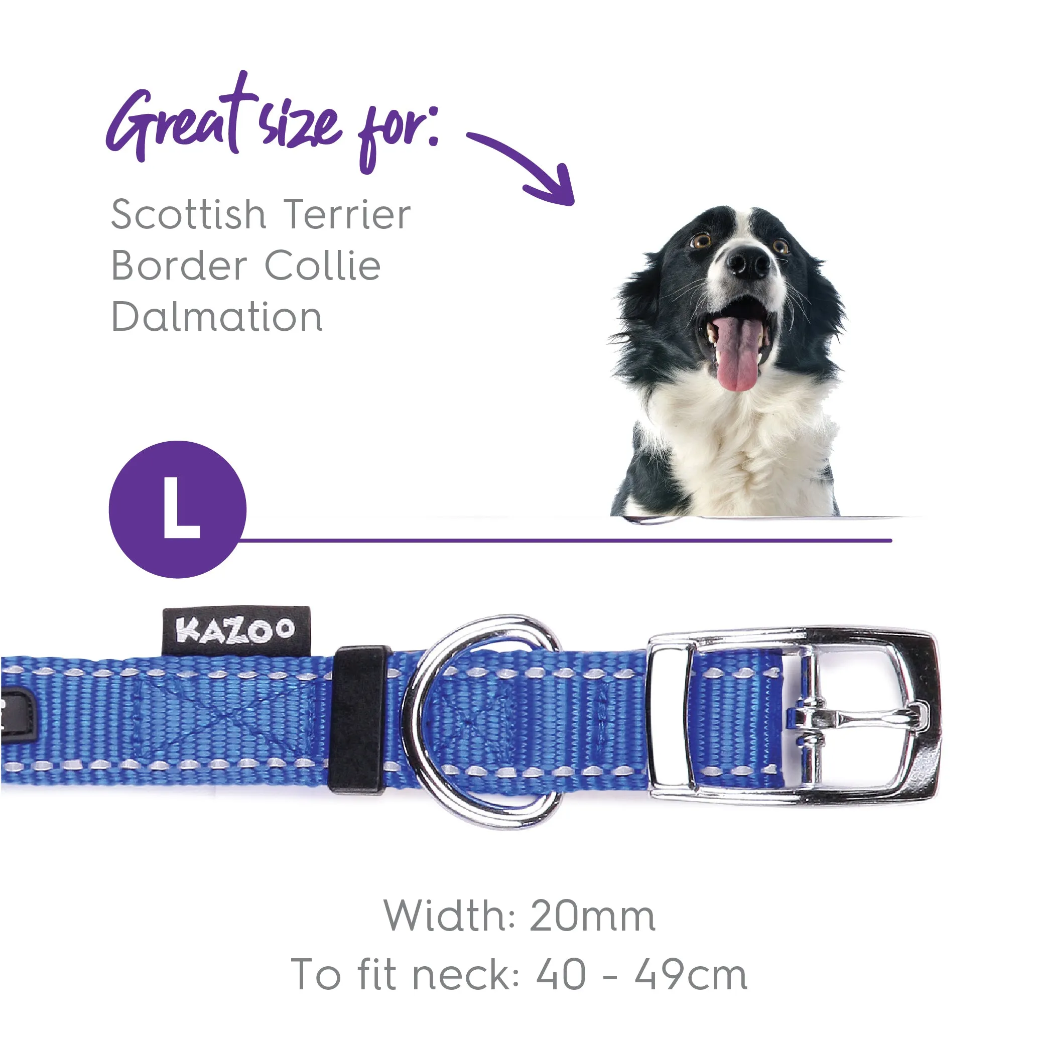 Classic Dog Collar - Blue