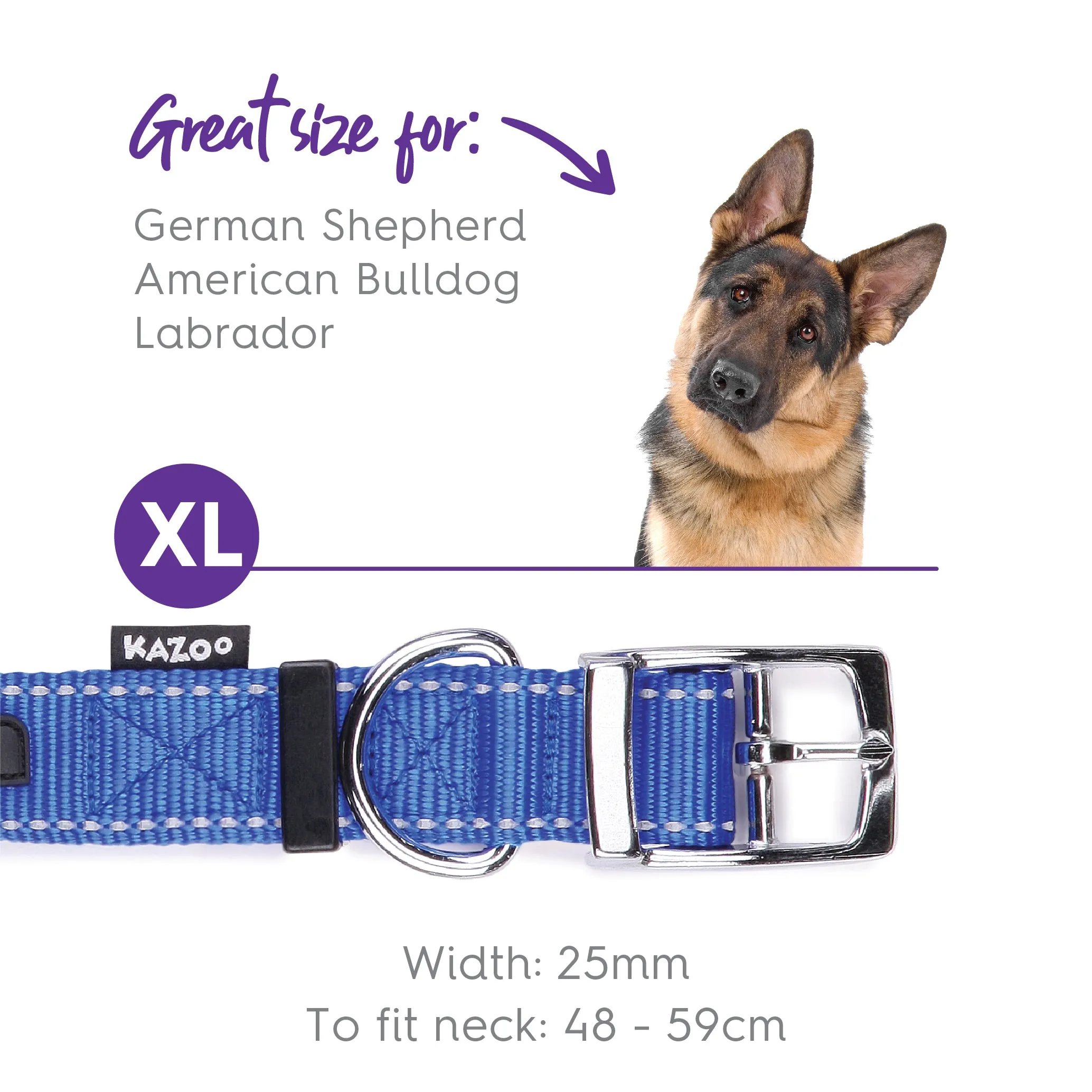 Classic Dog Collar - Blue