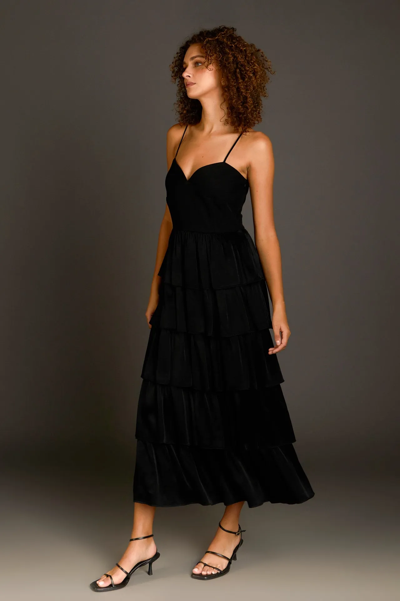 Endless Rose - Mixed Media Maxi Dress