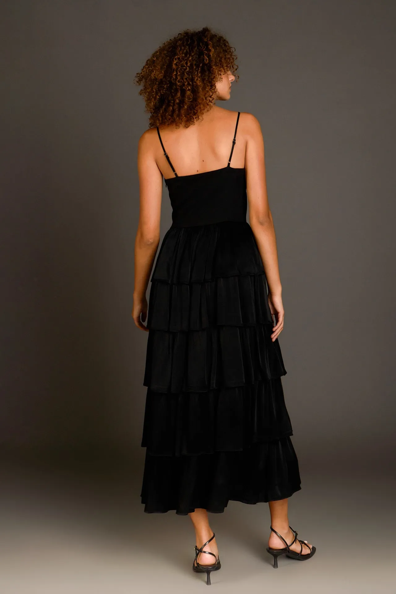 Endless Rose - Mixed Media Maxi Dress