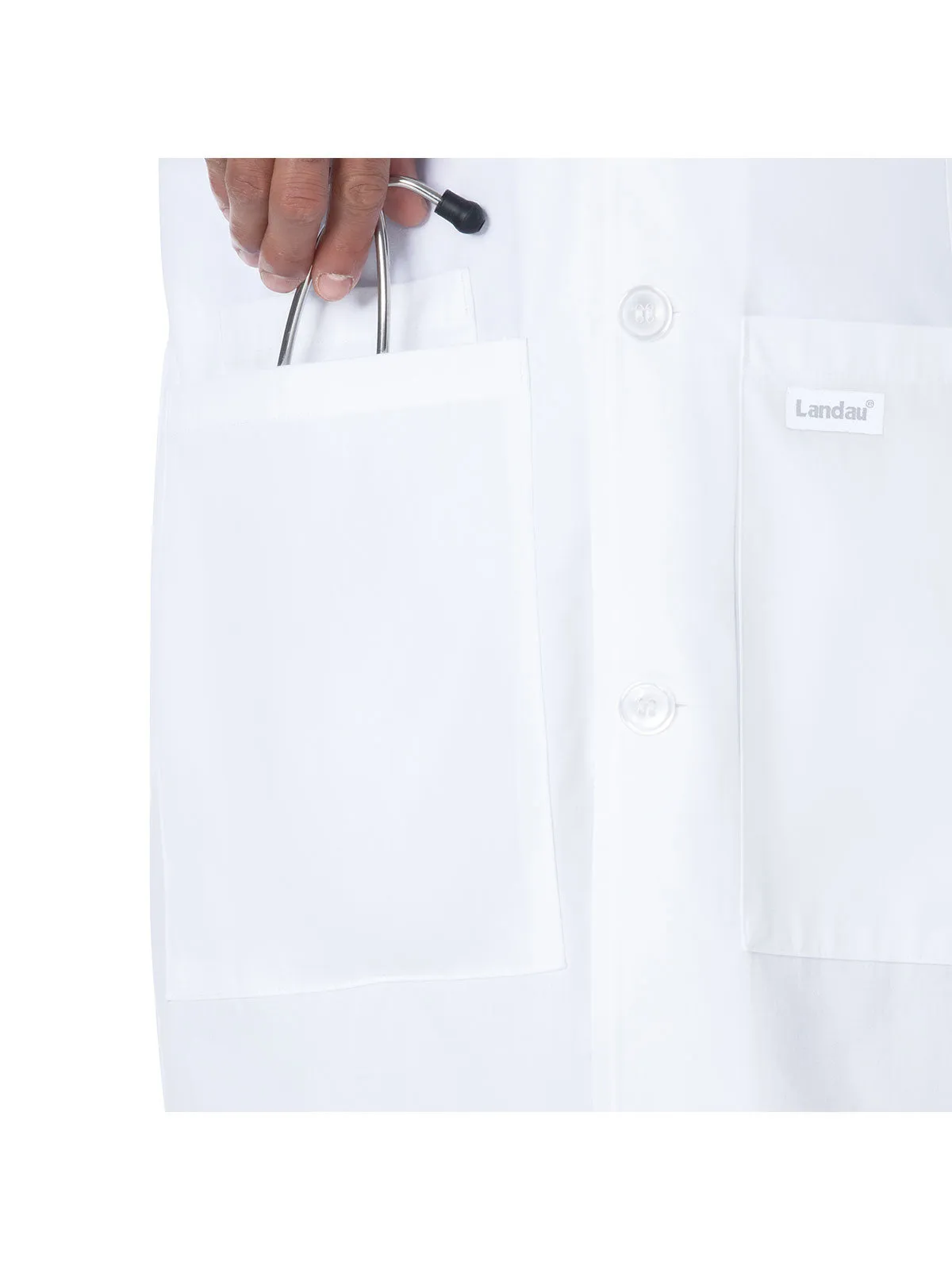 Essential - Unisex 4-Pocket Mid-Length Lab Coat