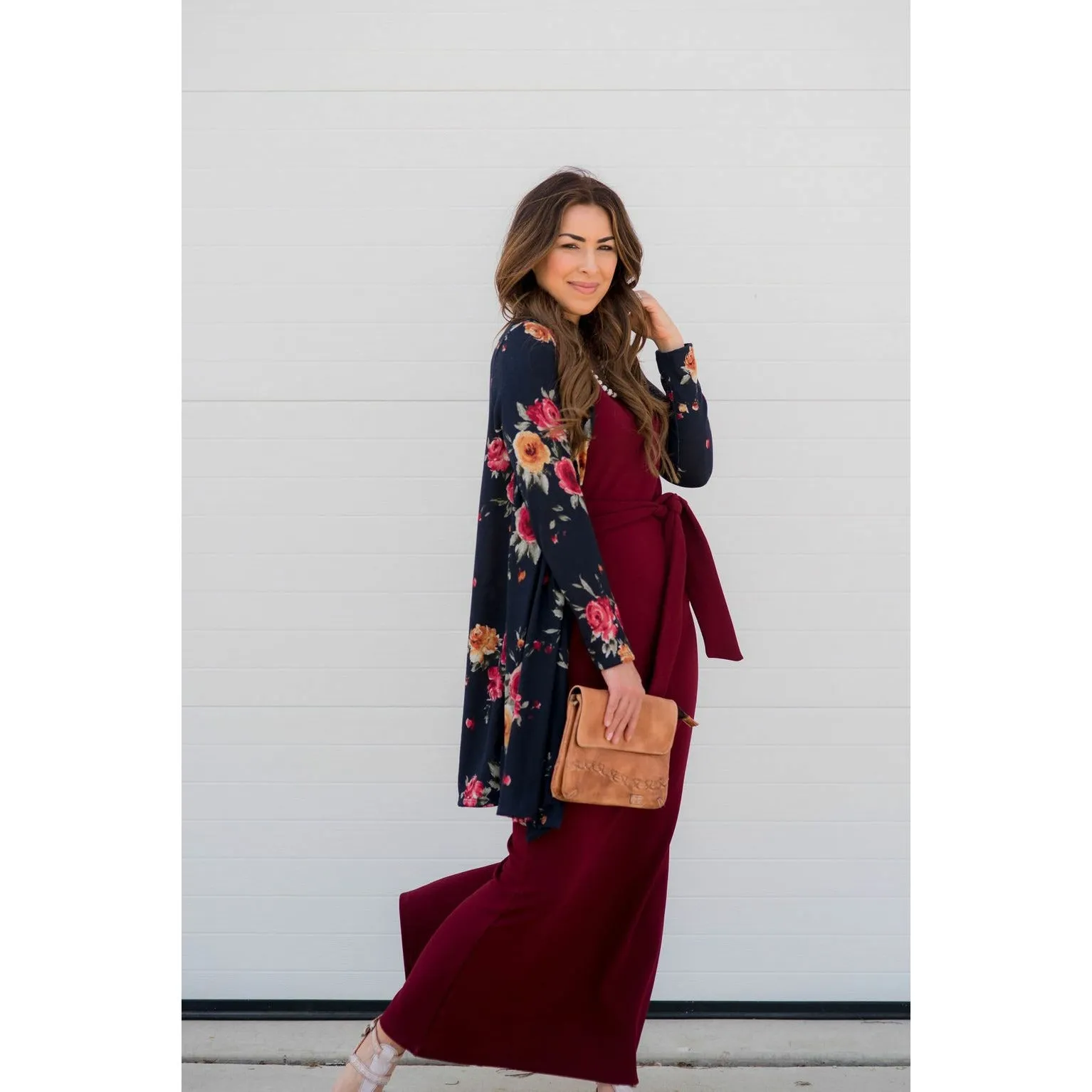 Floral Tunic Cardigan