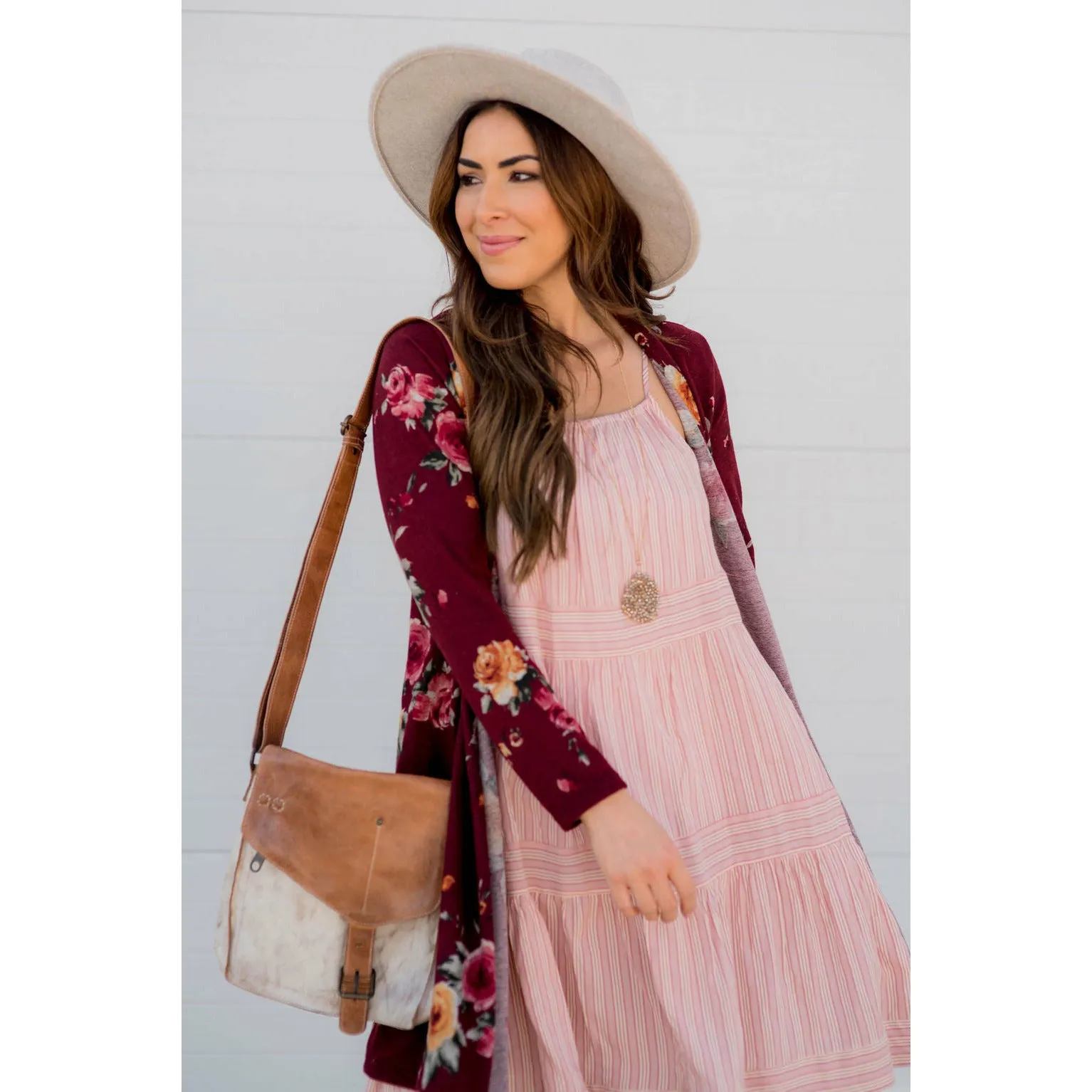 Floral Tunic Cardigan