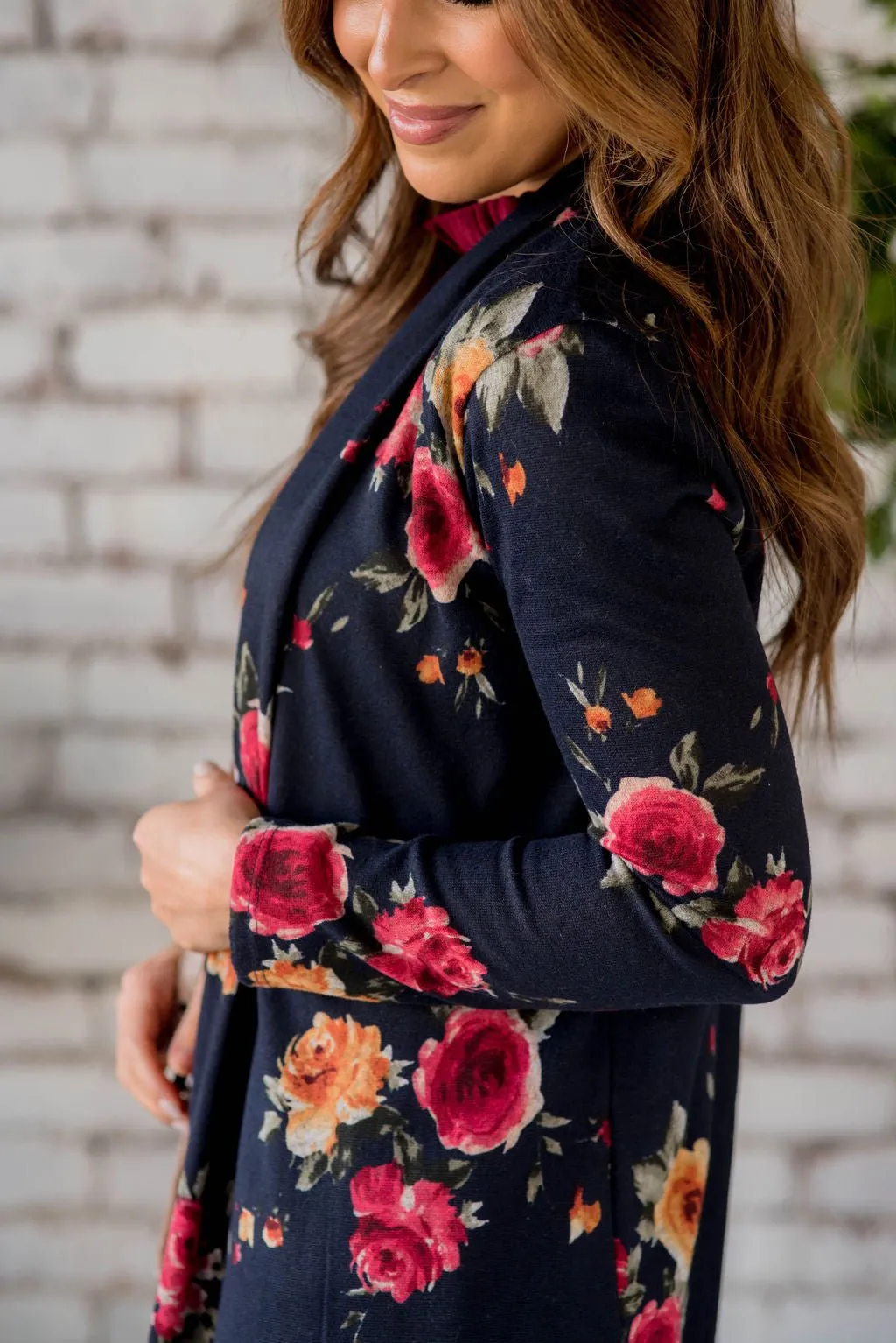 Floral Tunic Cardigan