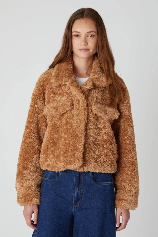 Gingerbread Latte Sherpa Jacket