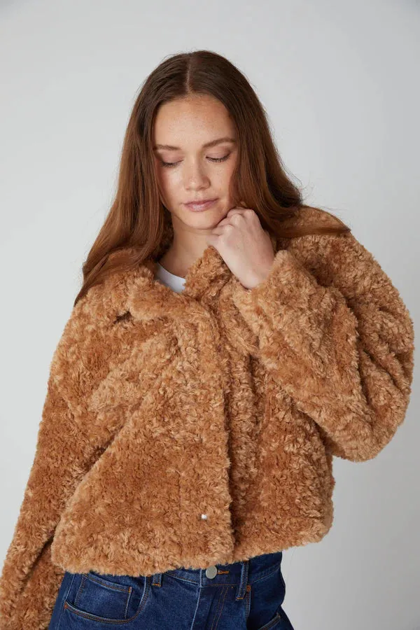 Gingerbread Latte Sherpa Jacket