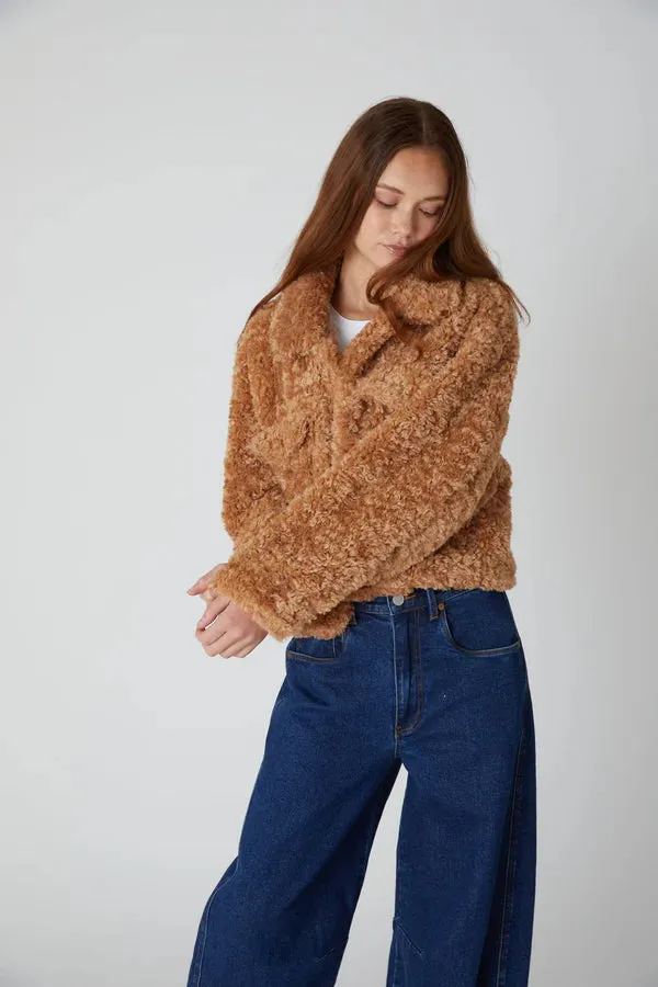 Gingerbread Latte Sherpa Jacket
