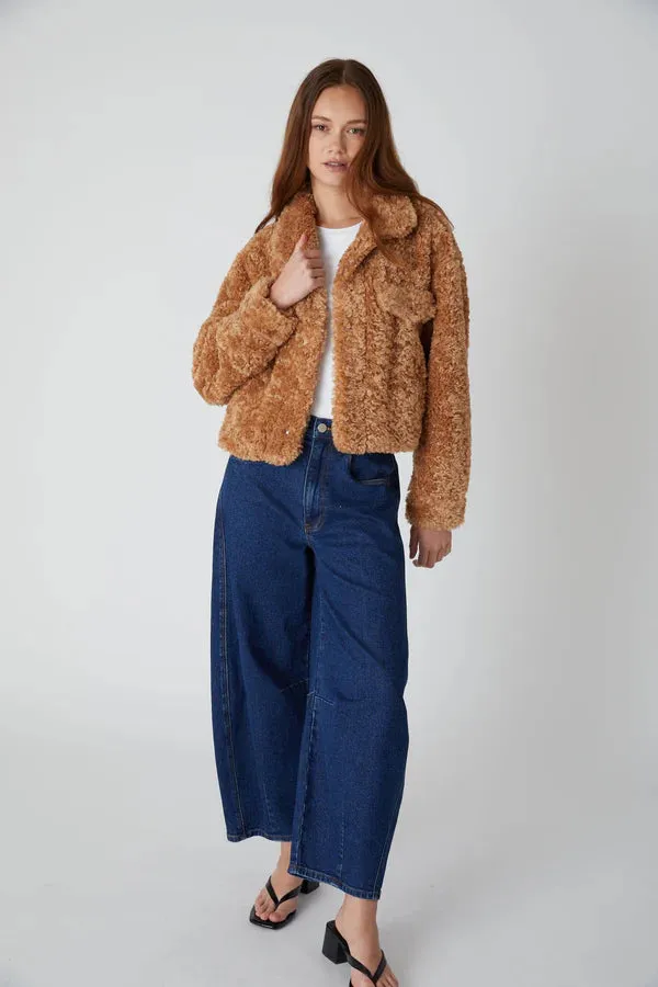 Gingerbread Latte Sherpa Jacket