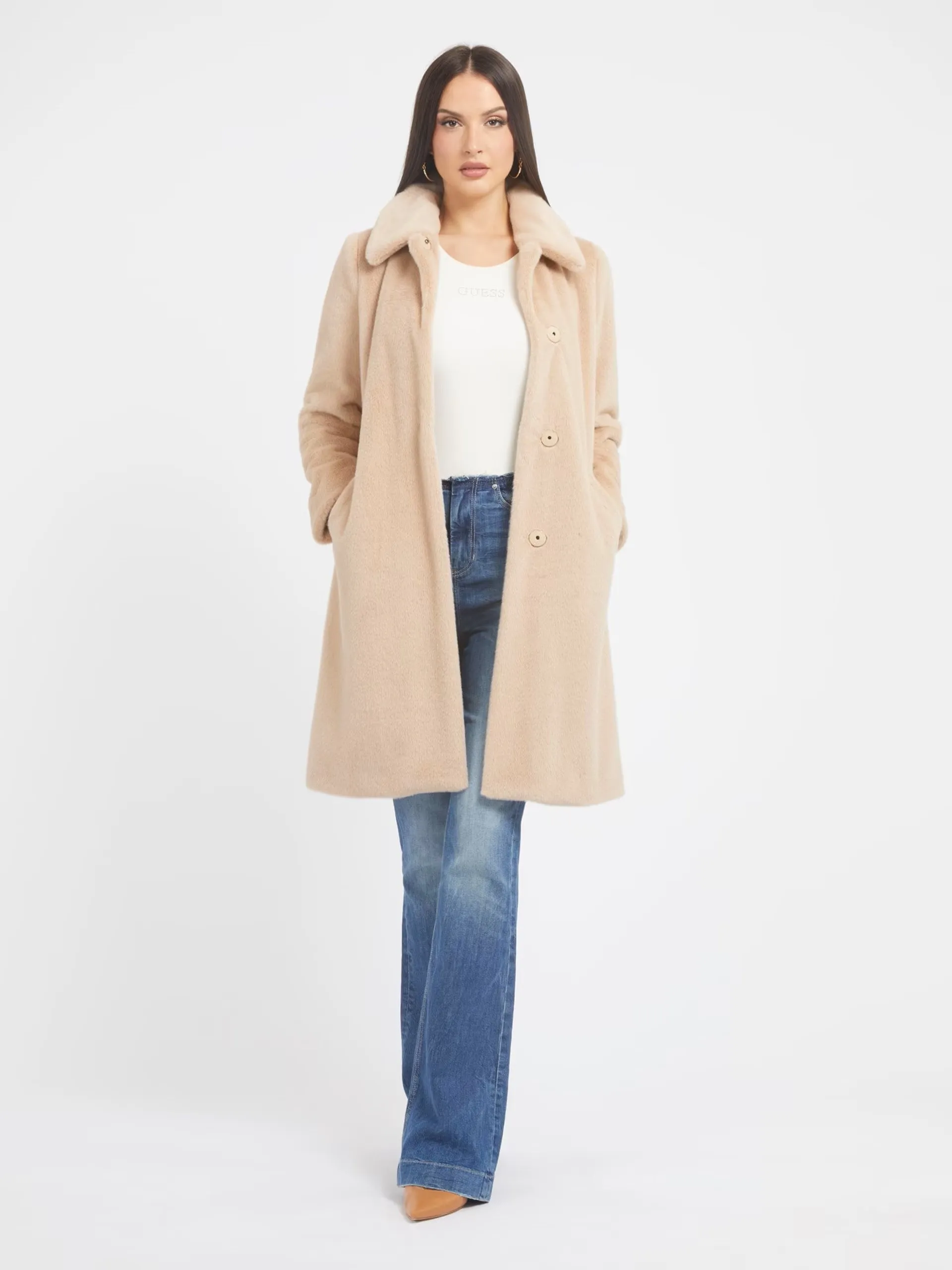 Guess Faux fur coat