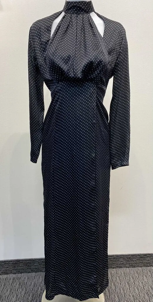 Hamid Fadaei polka dot maxi dress XS/S