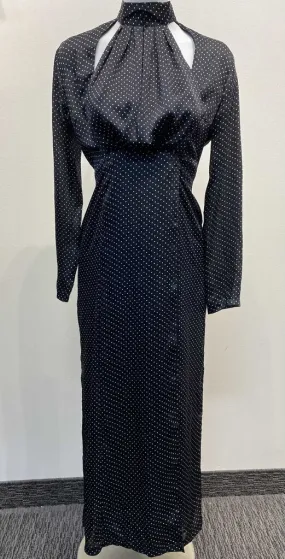 Hamid Fadaei polka dot maxi dress XS/S