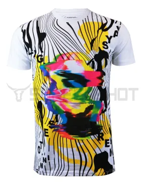 HOLOGRAM WAVE T-SHIRTS-S11023 (WHITE)