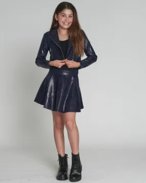 Honey & Beau Untamed Serpant Jacket & Skirt
