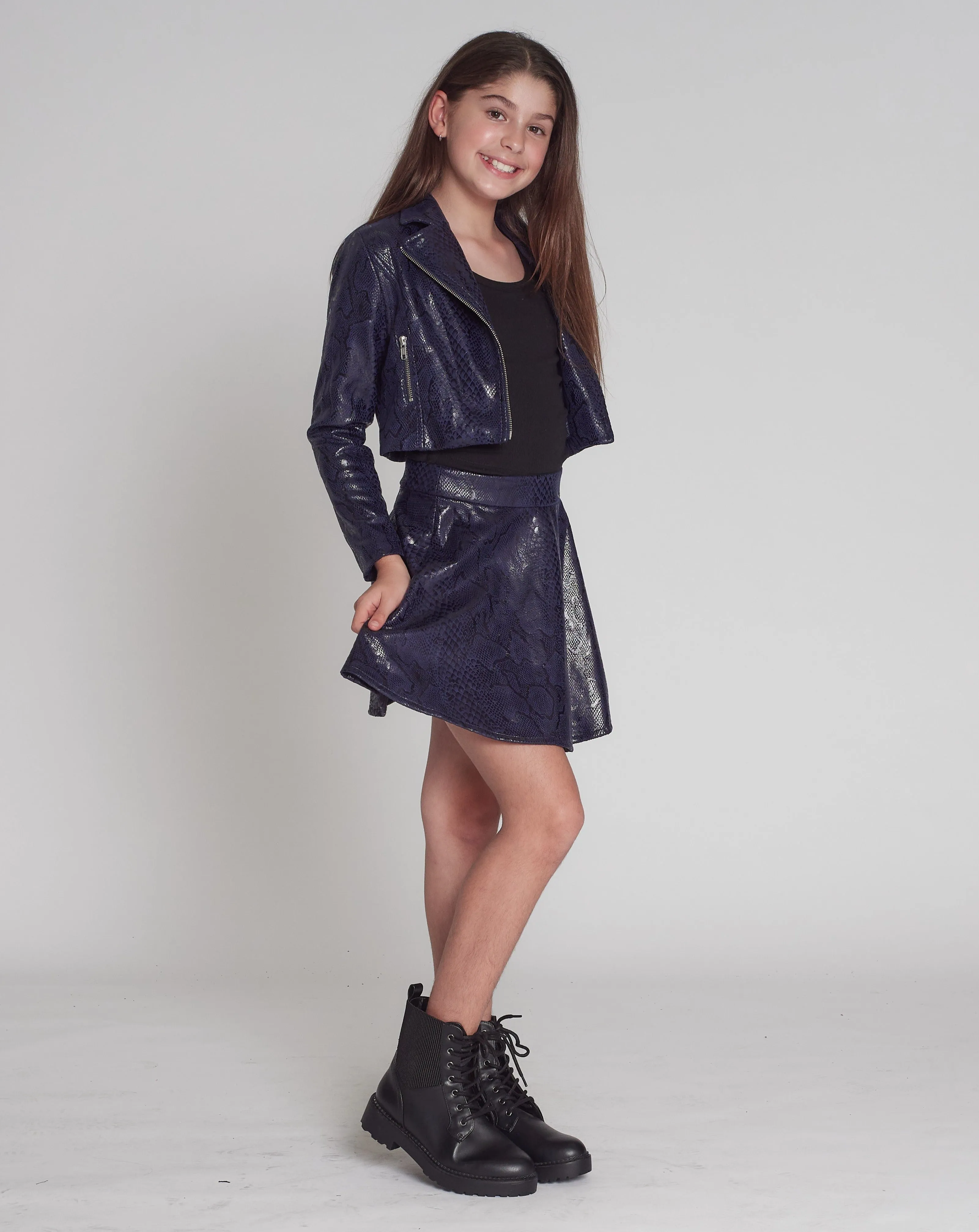 Honey & Beau Untamed Serpant Jacket & Skirt