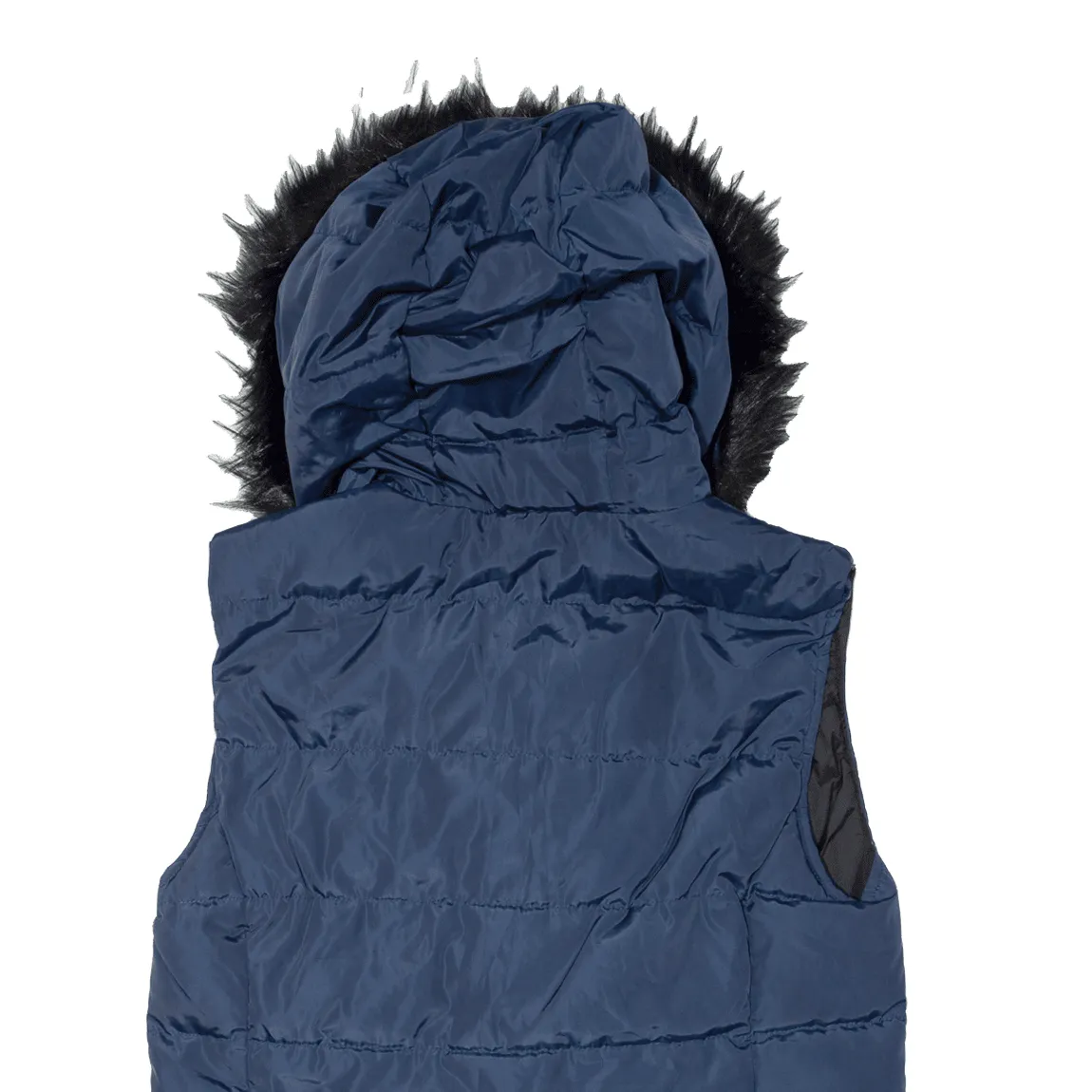 JACK WILLS Parka Gilet Blue Womens UK 12