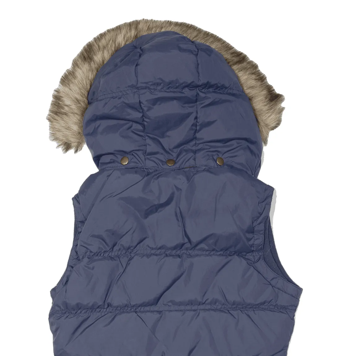 JACK WILLS Parka Puffer Gilet Blue Womens UK 8