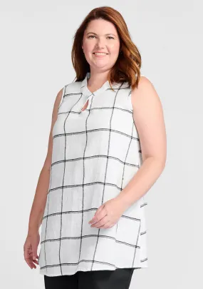 Keyhole Tunic - Linen Tank Top - FINAL SALE