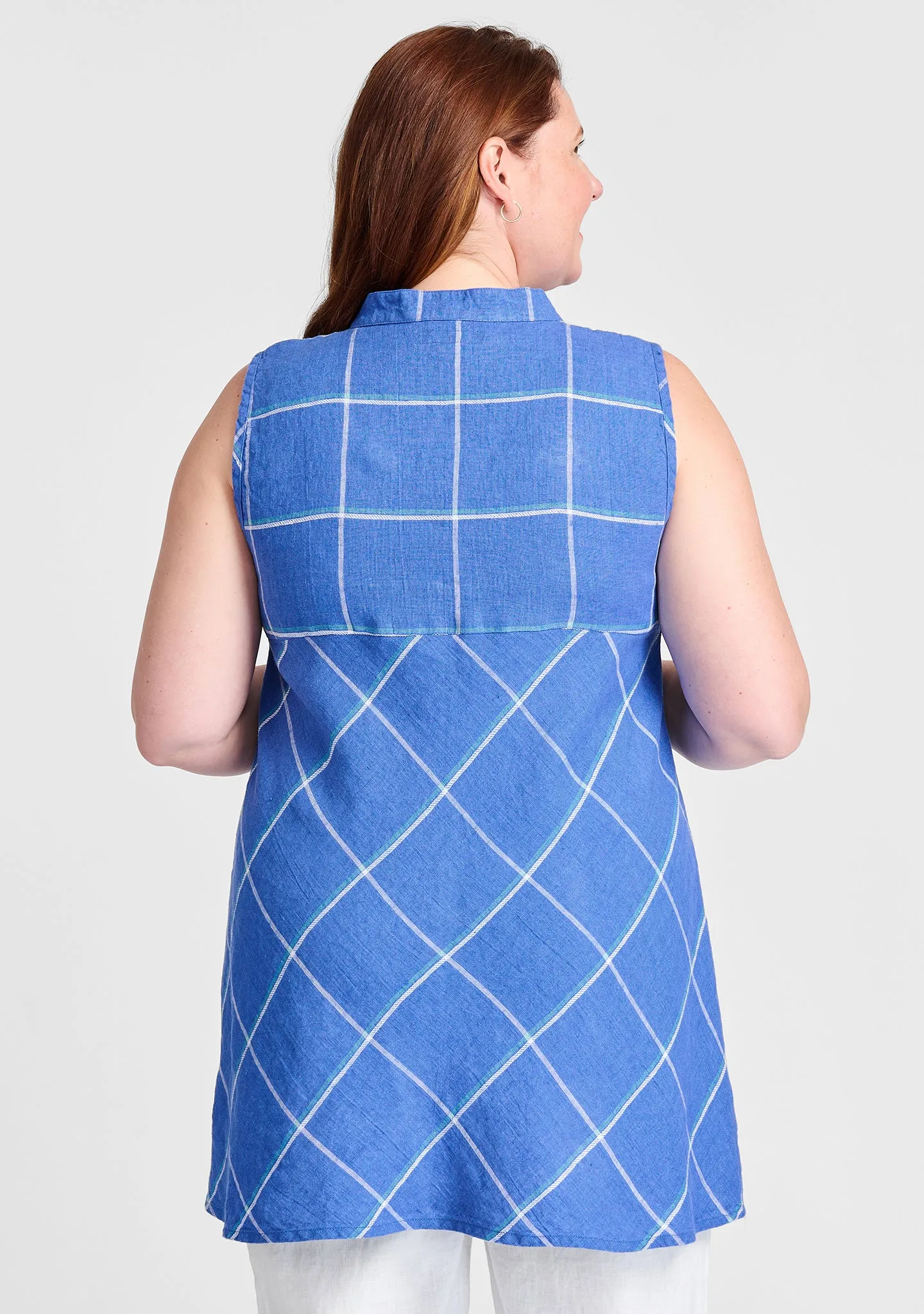 Keyhole Tunic - Linen Tank Top - FINAL SALE