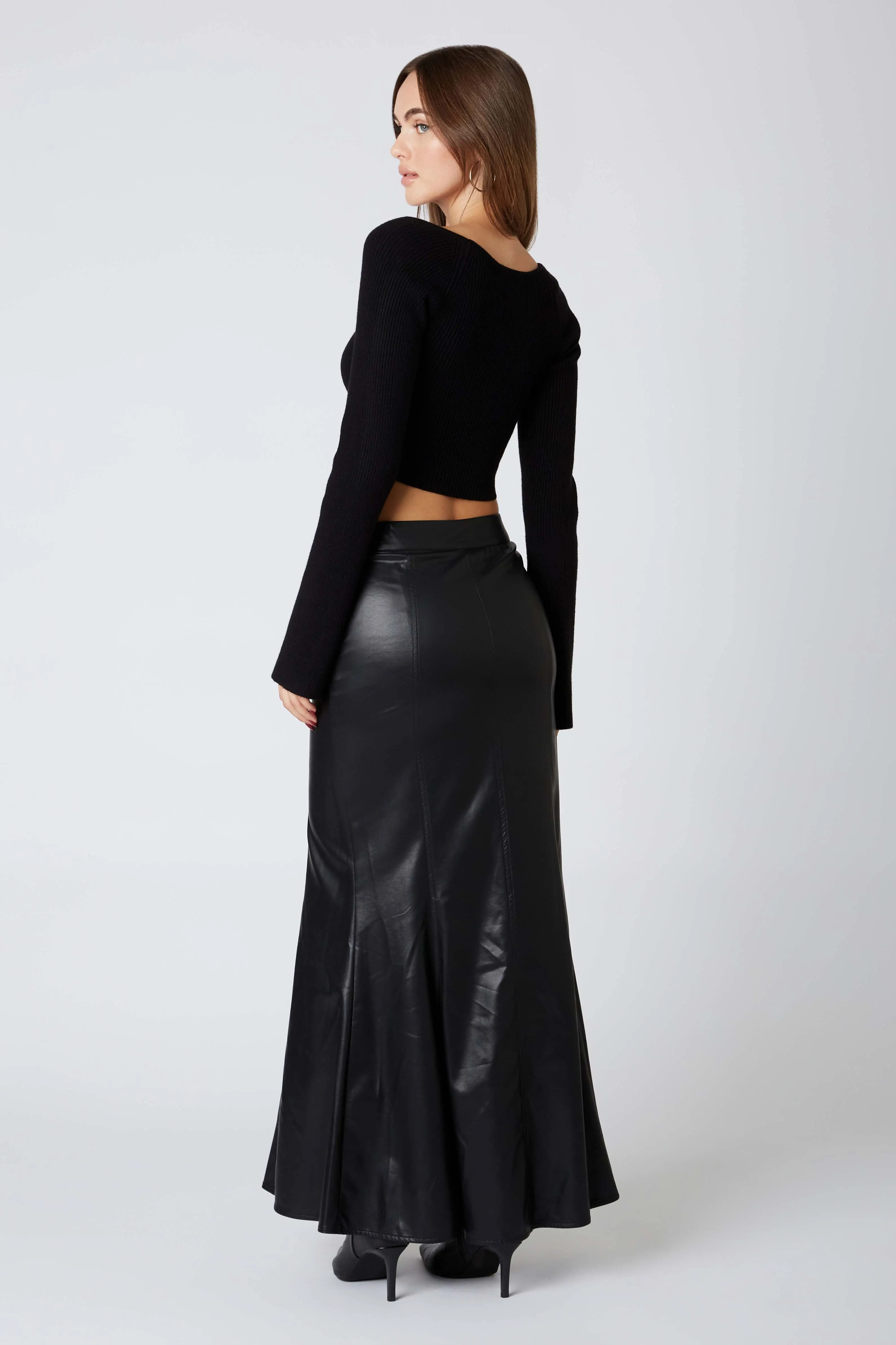 Leather Maxi Skirt