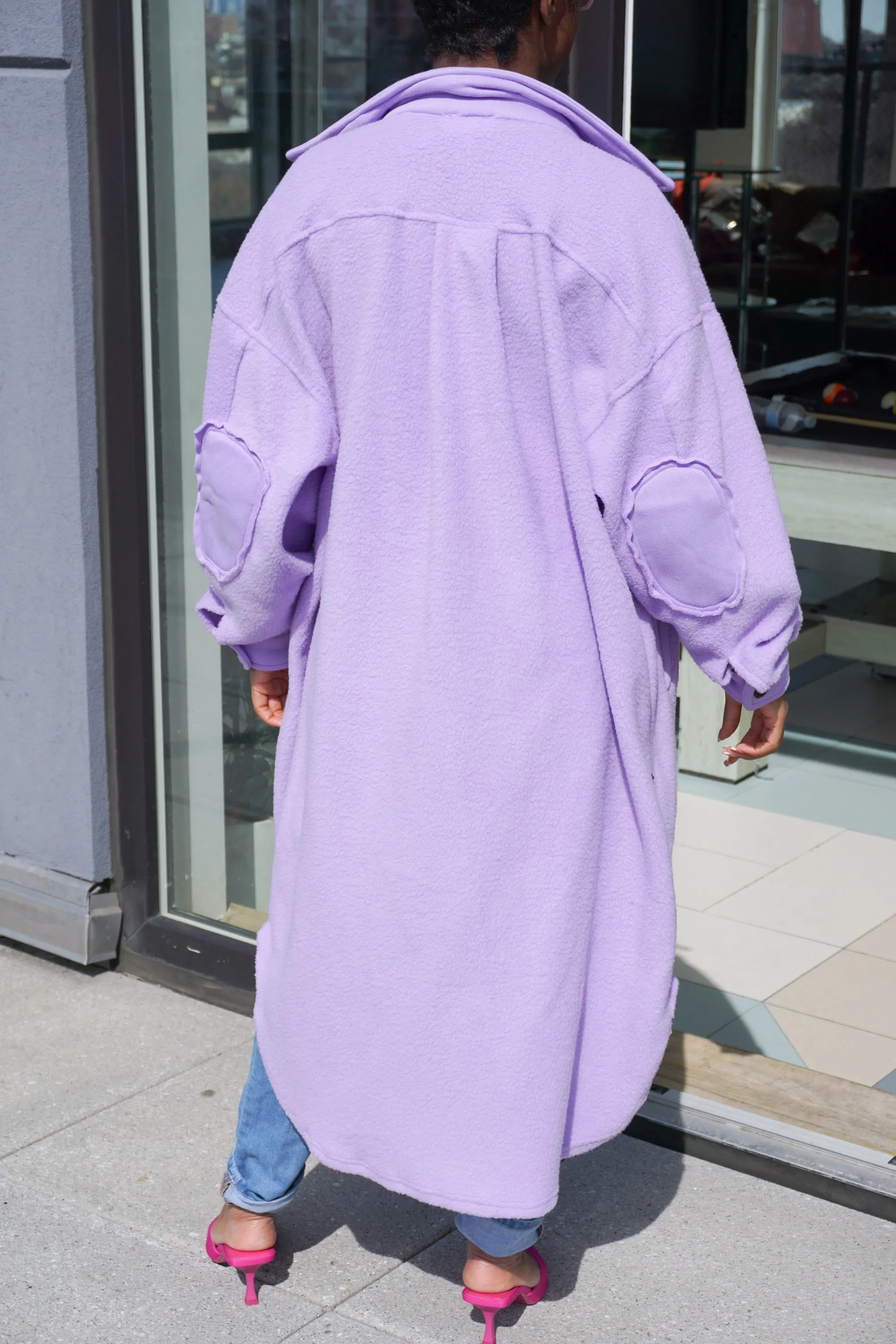Loving You Lavender Sweater Jacket
