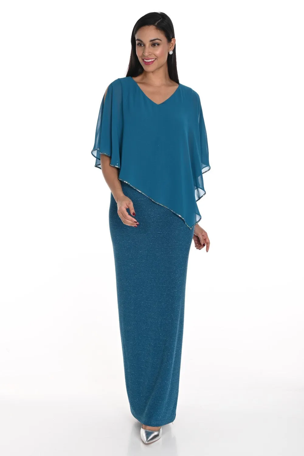 Lyman Dress 249301 Teal/Blue