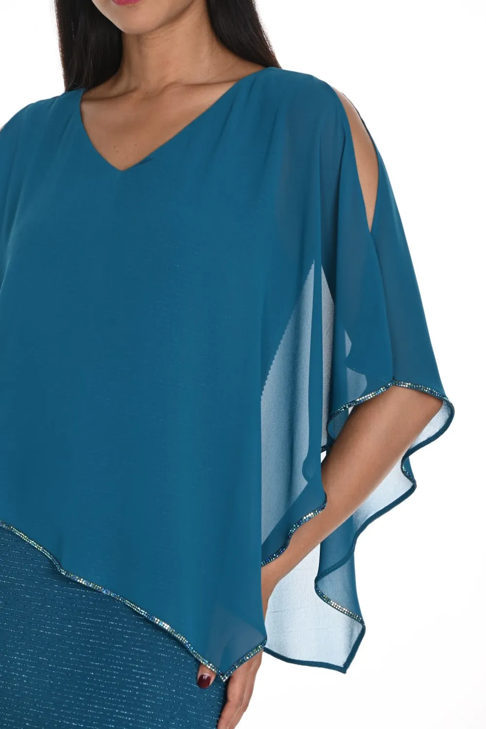 Lyman Dress 249301 Teal/Blue