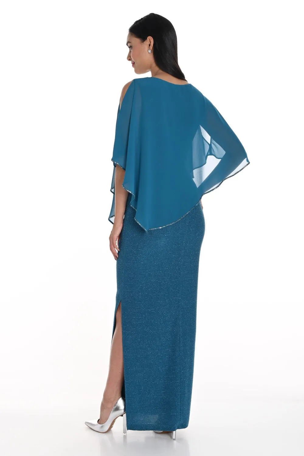 Lyman Dress 249301 Teal/Blue