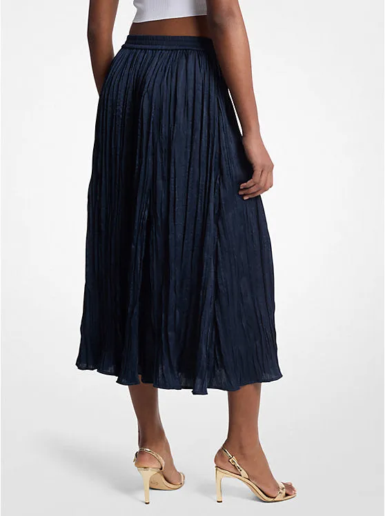 MICHAEL MICHAEL KORS - CRUSHED SILK SKIRT