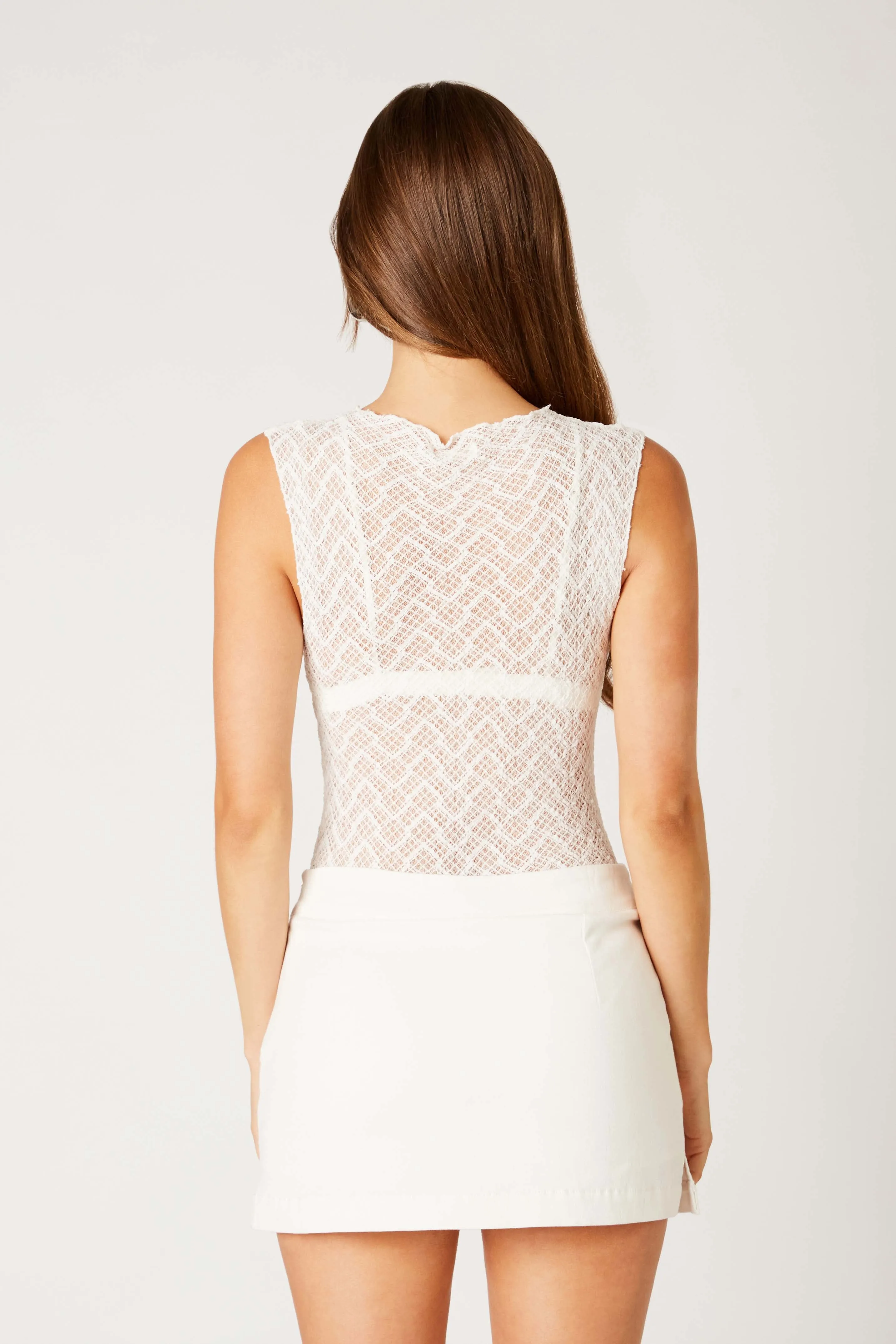 Mid Waist Mini Skirt
