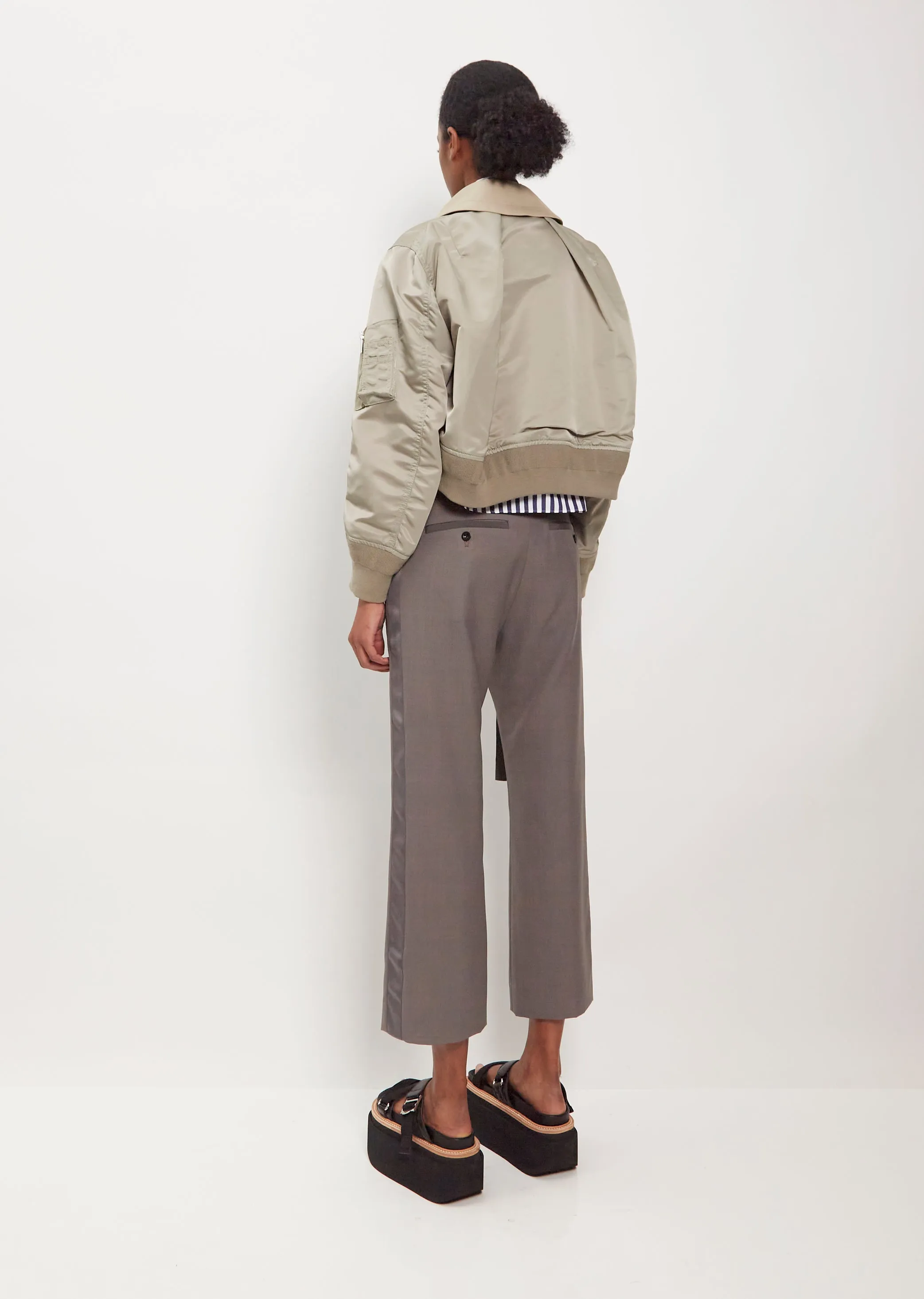 Nylon Twill Blouson Jacket