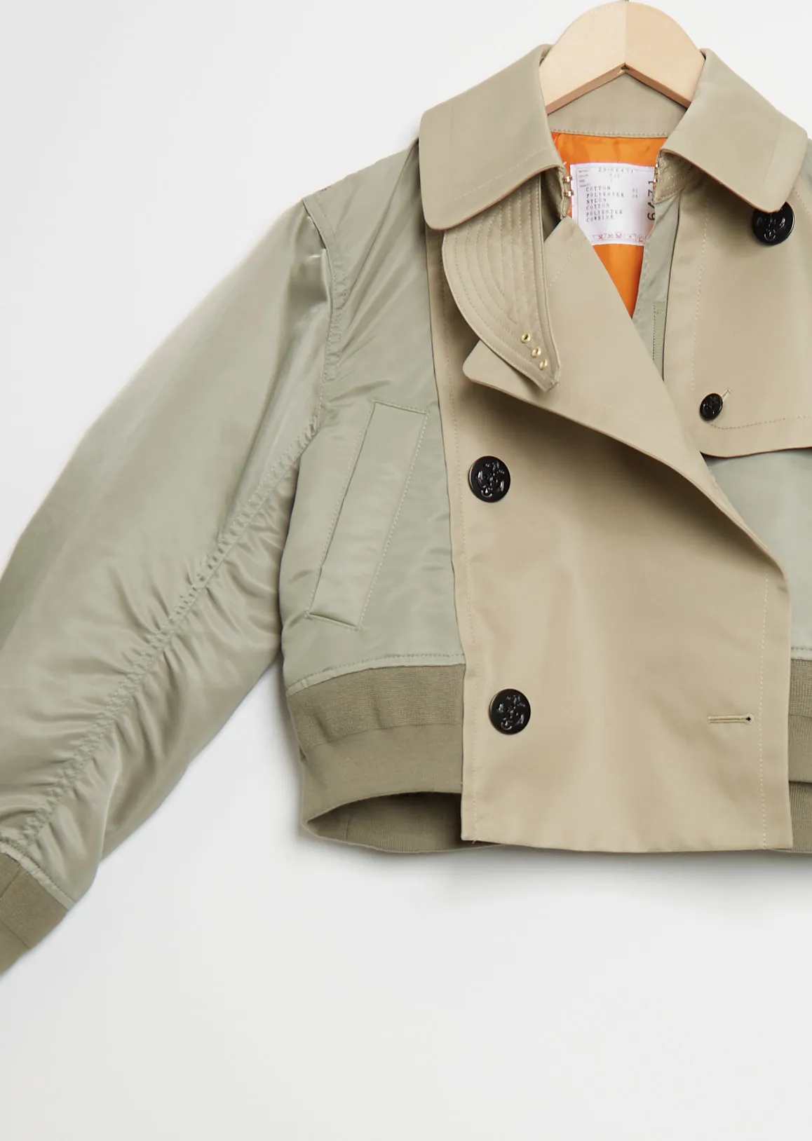 Nylon Twill Blouson Jacket