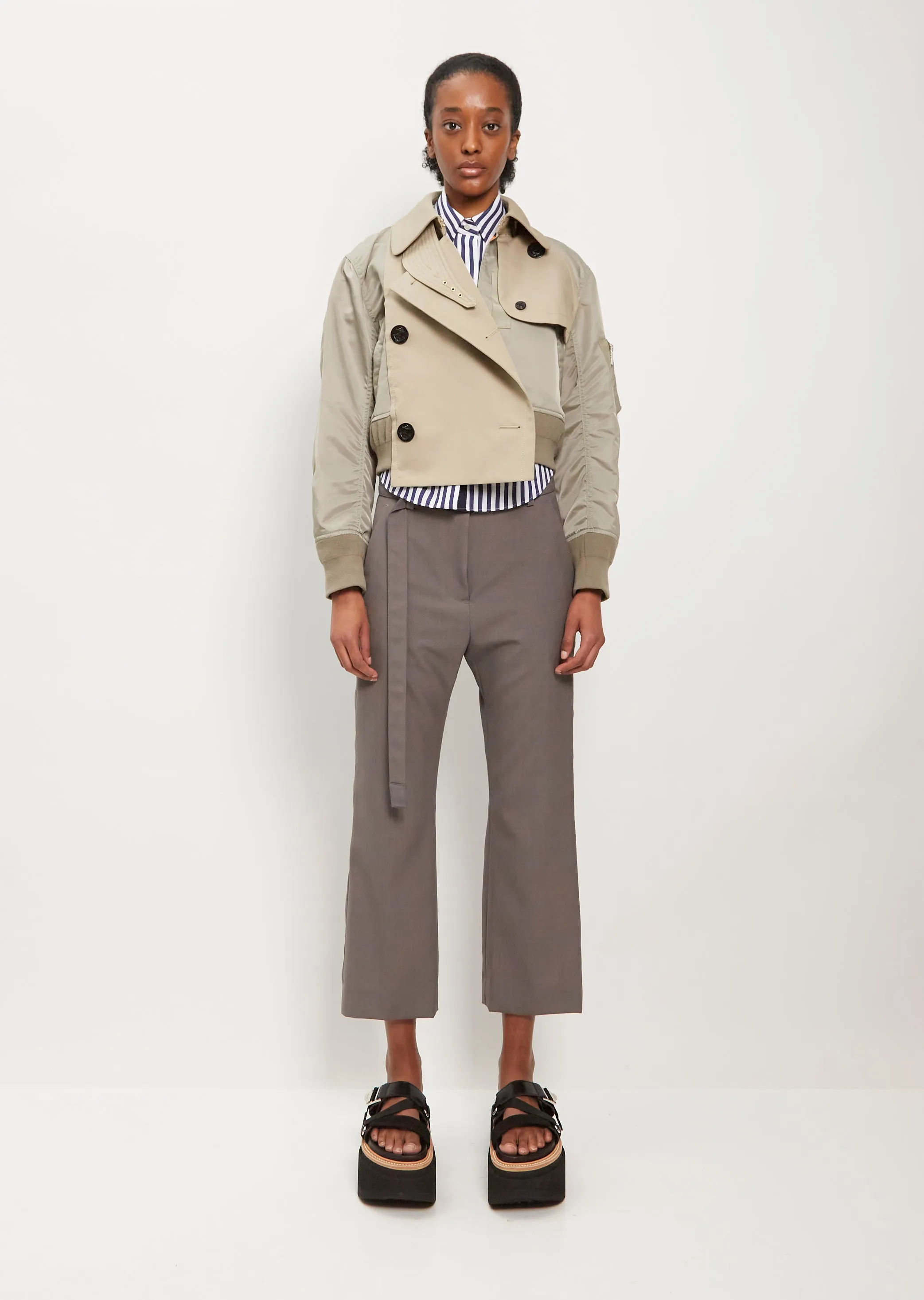 Nylon Twill Blouson Jacket