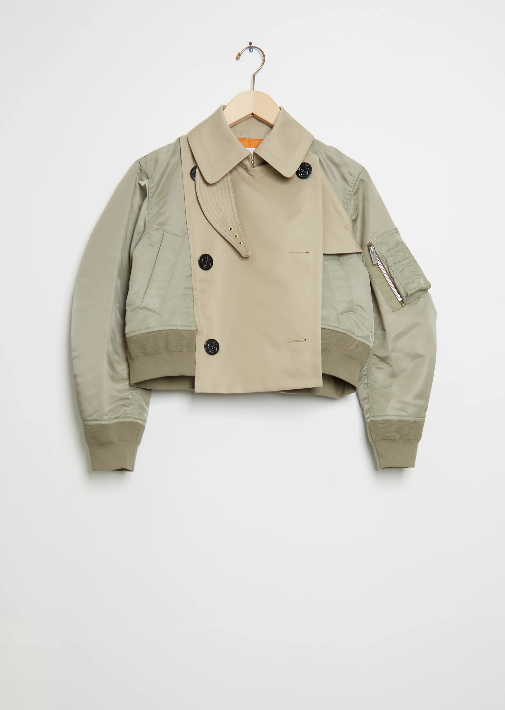 Nylon Twill Blouson Jacket