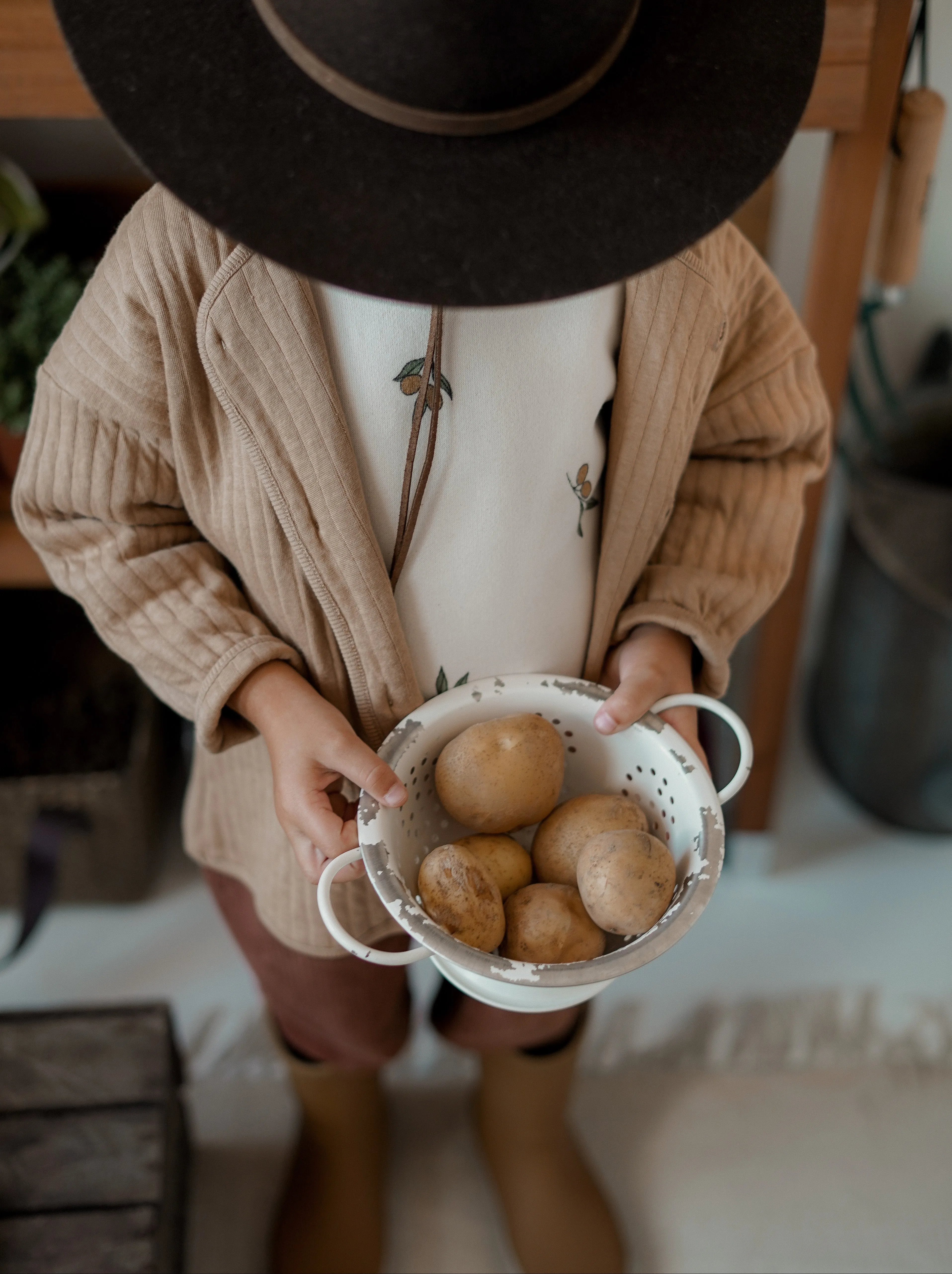 Organic Zoo - Gold Quilt Cardigan