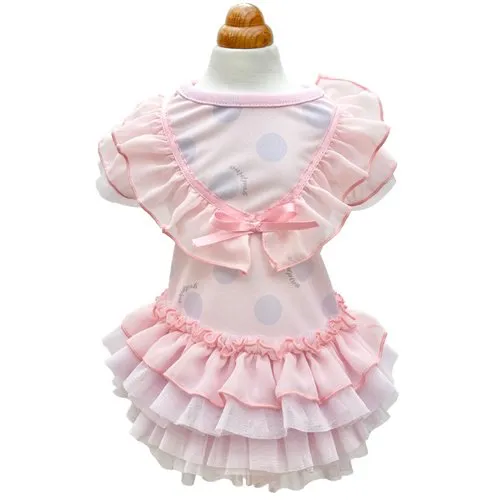 Pastel Polka Dots Cool Frill Dress