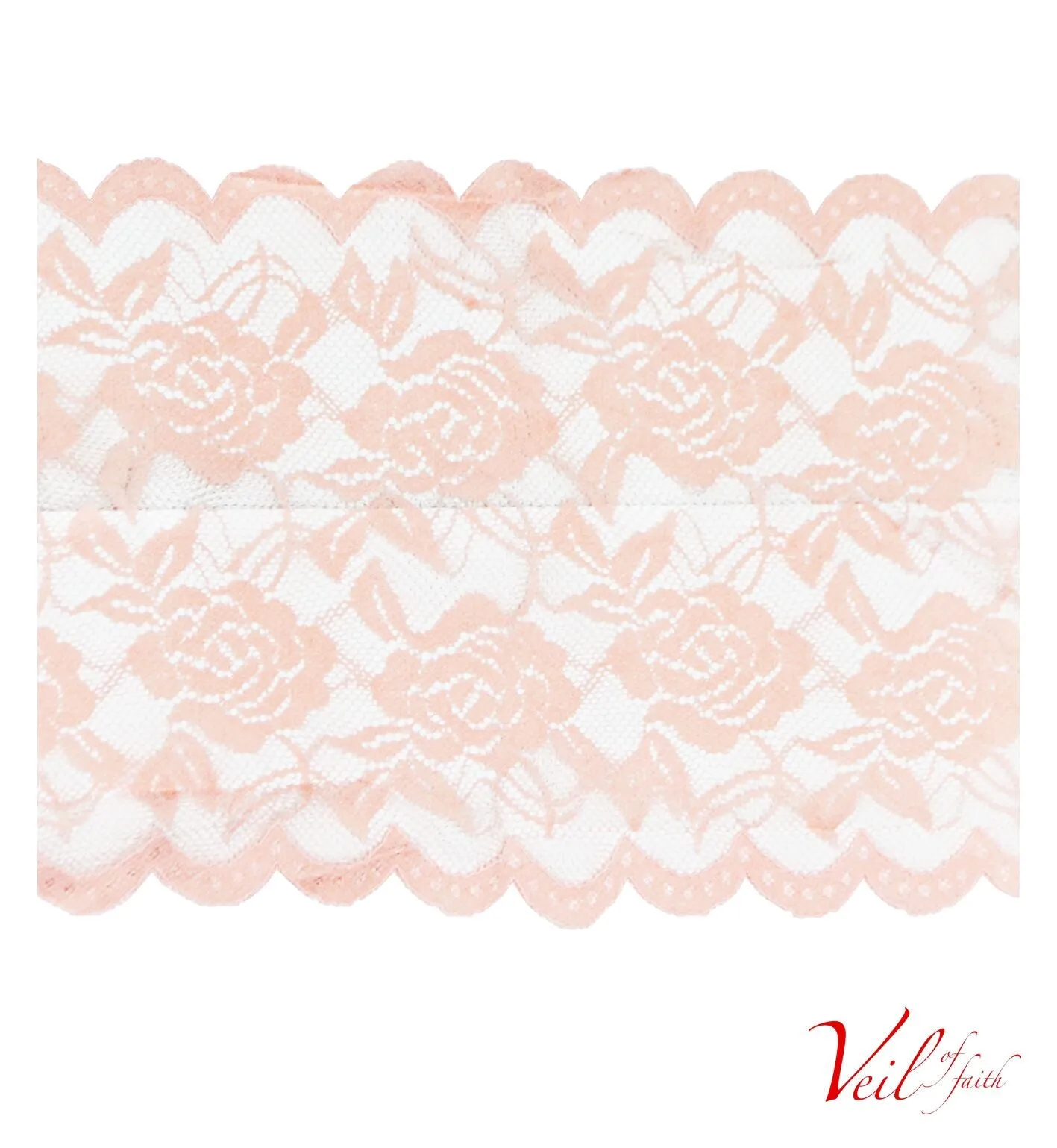 PEACH LACE BAND