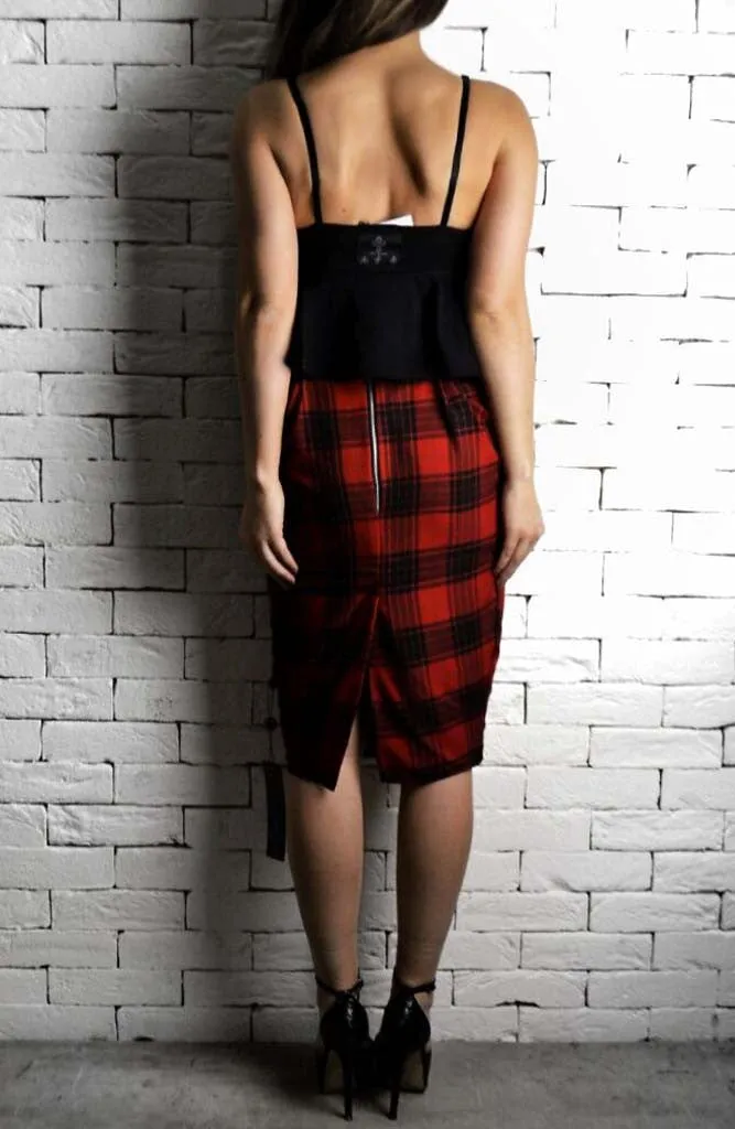 Peplum Bralet - Black