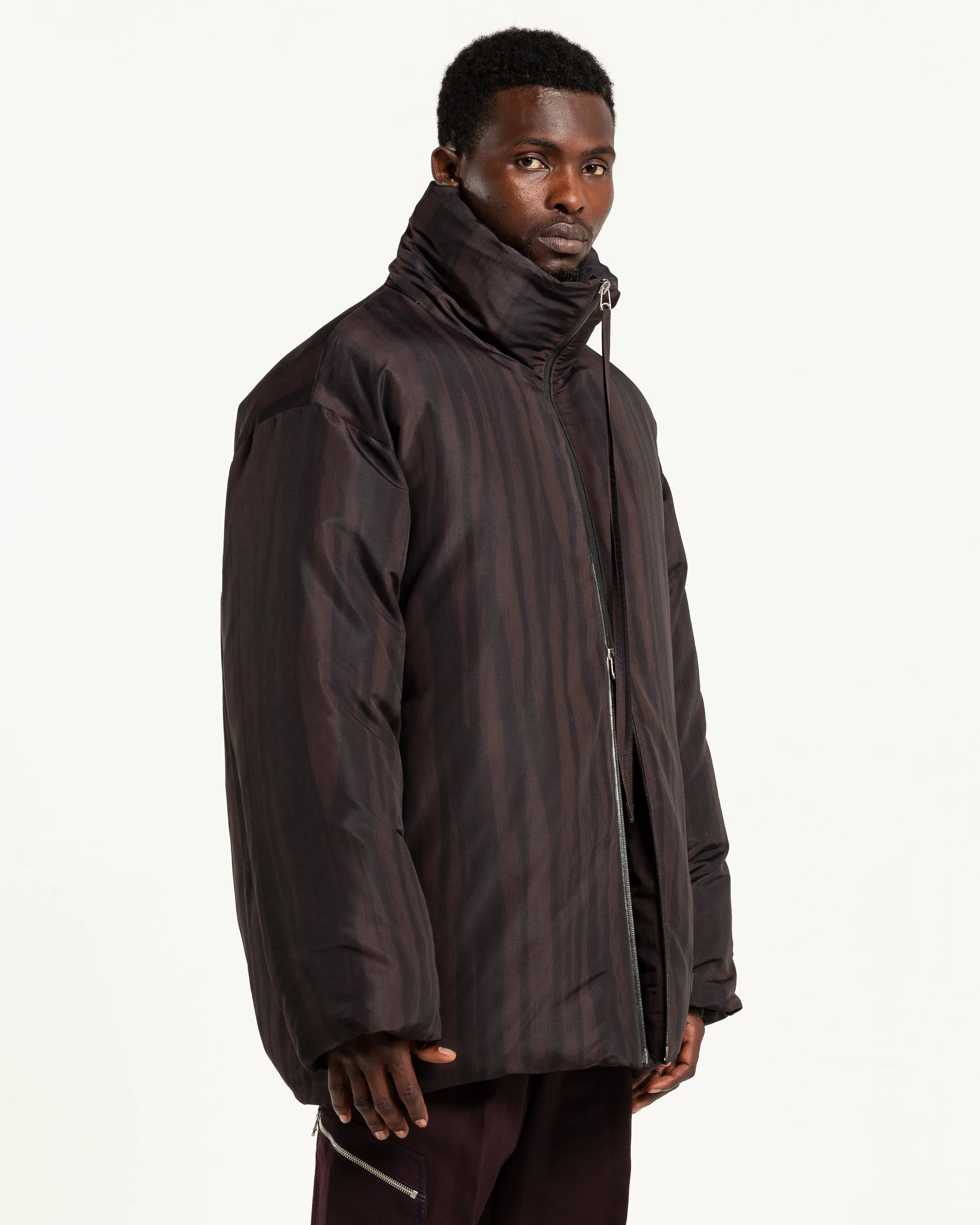 Puff Jacket in Dark Wood