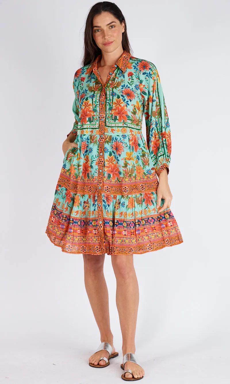 Rayon Modal Tiered Dress Miller, More Colours