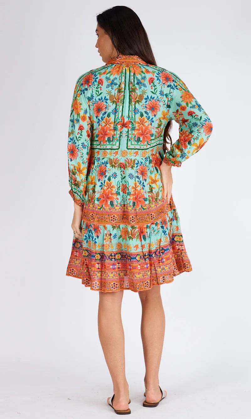 Rayon Modal Tiered Dress Miller, More Colours